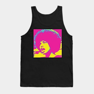 Angela Davis - Stylized Bright Tank Top